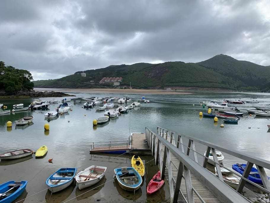 Апартаменты Arostegi Etxea Bonito Piso Junto Al Puerto Бермео Экстерьер фото
